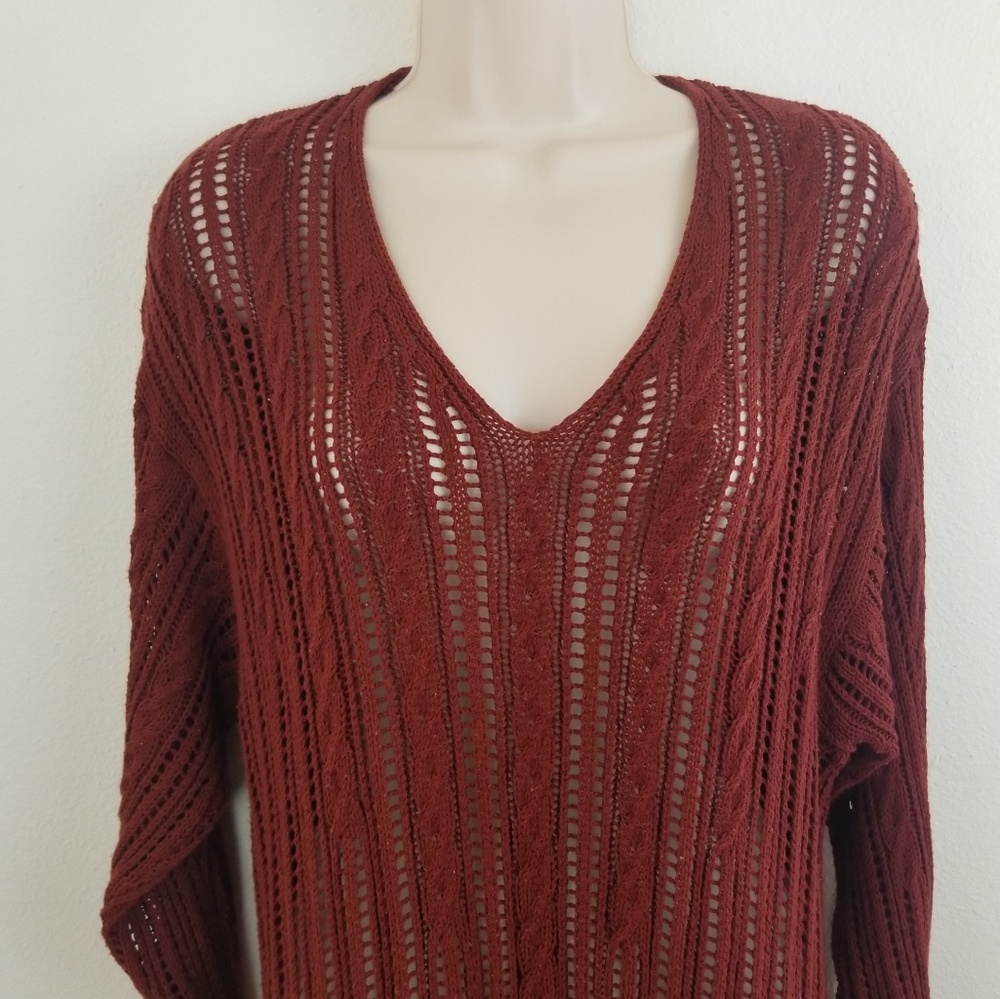 Emanuel Ungaro Liberte Open Weave Sweater - Picture 2 of 7